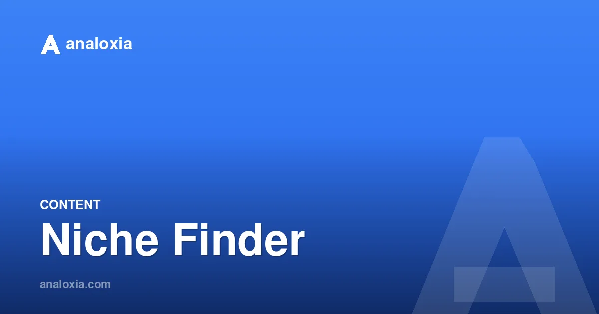 Niche Finder